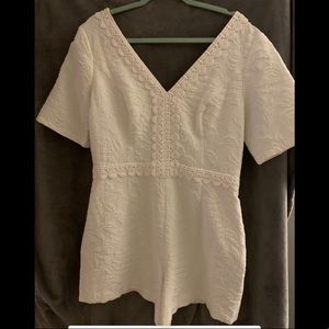 Lilly Pulitzer white romper